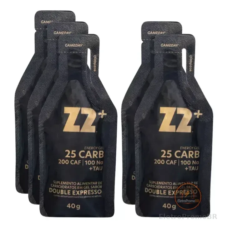 Energy Gel Z2+ 25g Carb Double Expresso Z2 Foods (05 Un 40g)