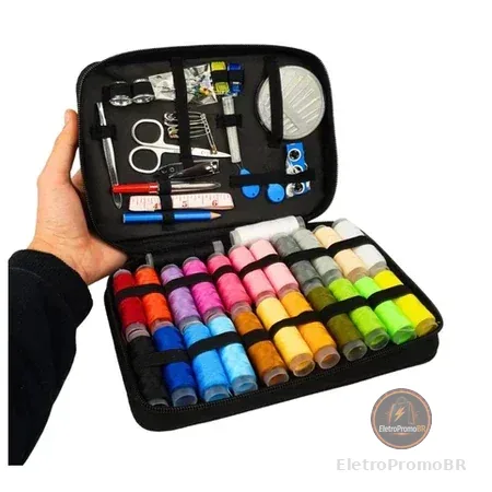 Conjunto De Bolsa De Costura Portátil-Kit De Ferramentas DIY Para Casa Viagens-SALE