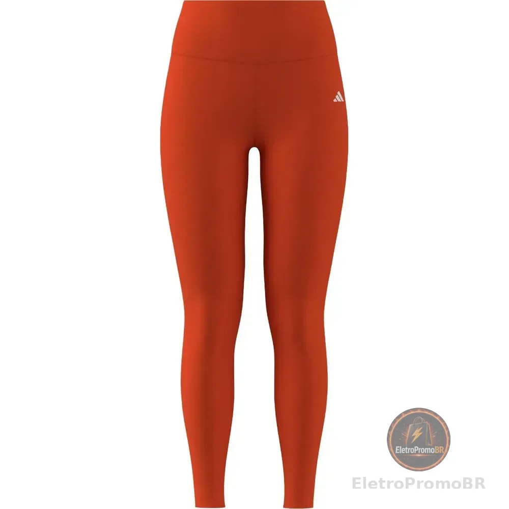 Calça Legging Feminina Treino Basic adidas Laranja Liso G