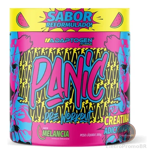 Pré-treino Panic 300g Adaptogen Science