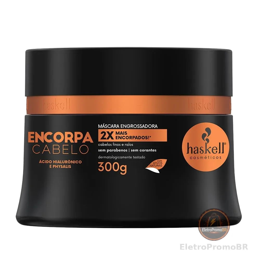 Haskell Máscara Engrossadora Encorpa Cabelo 300G
