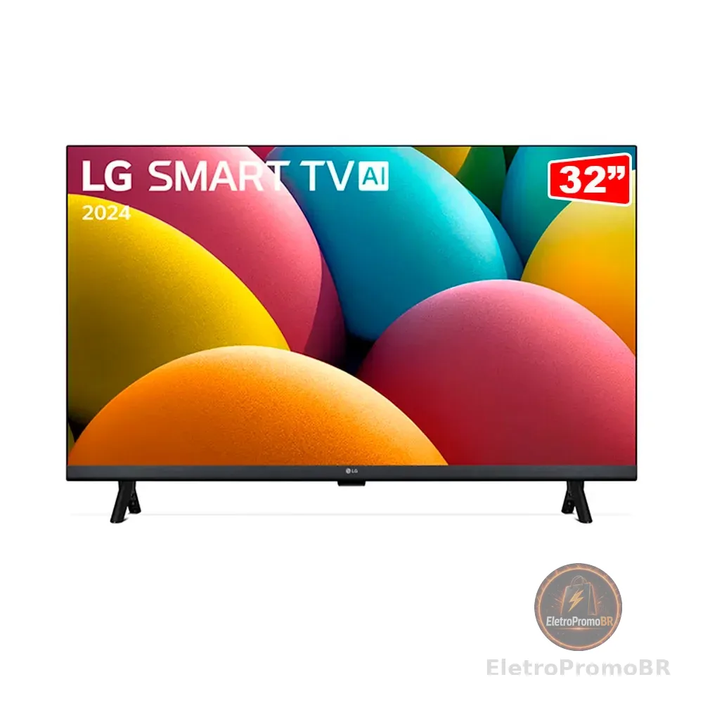 Smart Tv 32'' Lg Hd 32lr600b 60hz Lcd - Preto