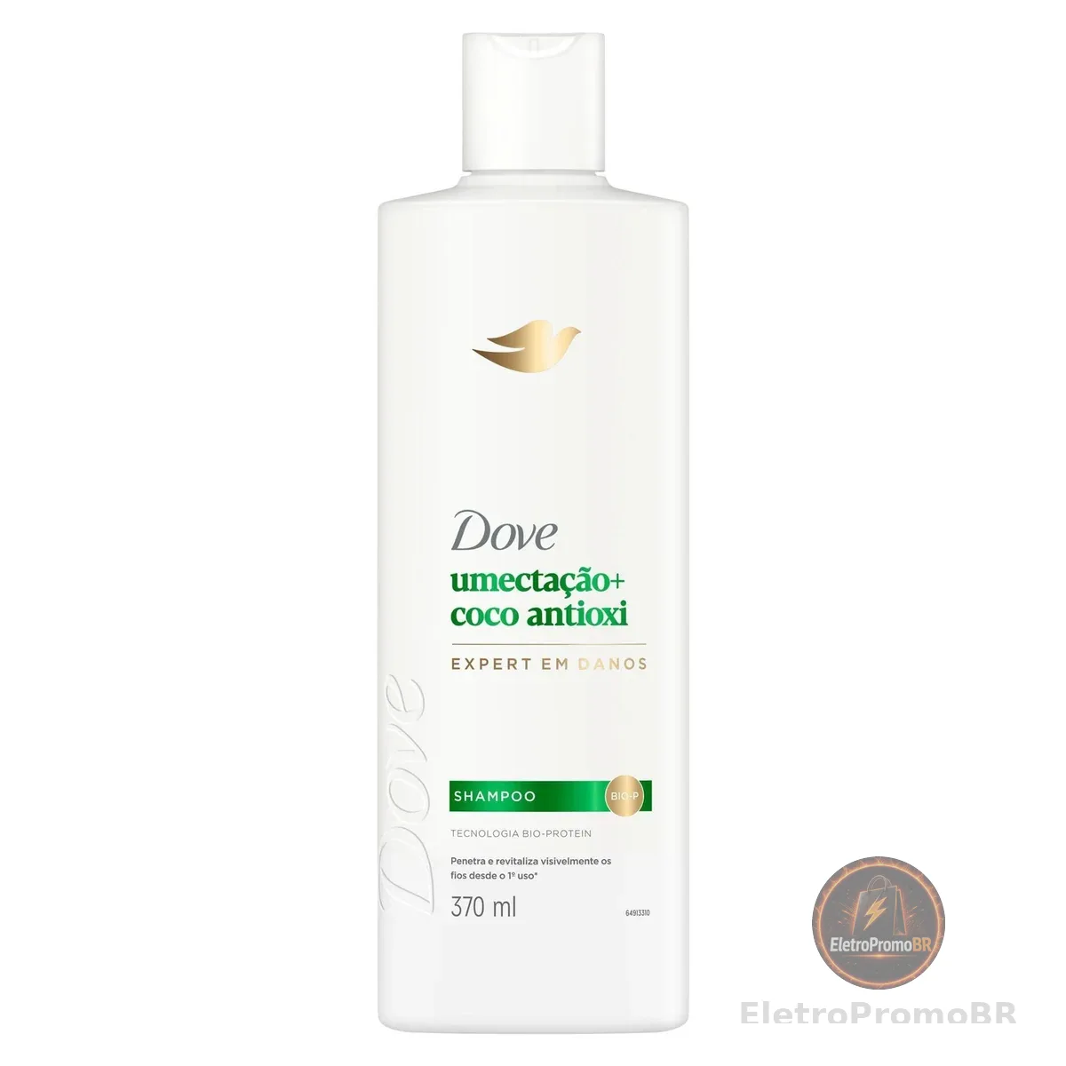 Dove Shampoo Umectação + Coco Antioxi 370ml