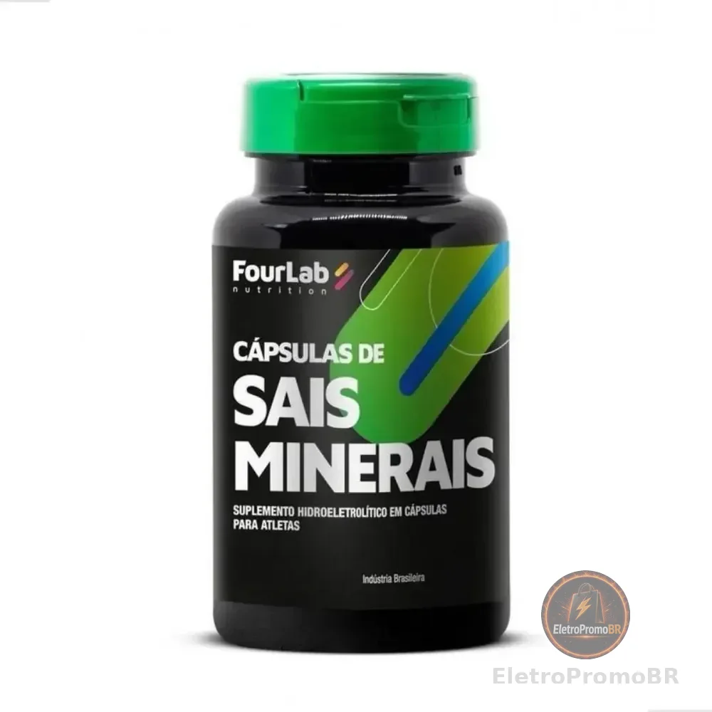Capsulas De Sal Salt Fourlab Sais Minerais Bike Corrida 30 Sem Sabor