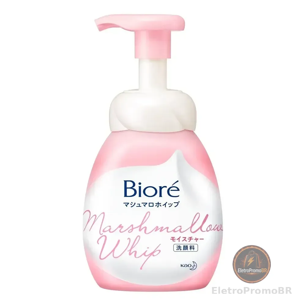 Sabonete Facial Em Espuma Bioré Marshmallow Whip Para Todos Os Tipos De Pele Todo Tipo De Pele Dia/noite