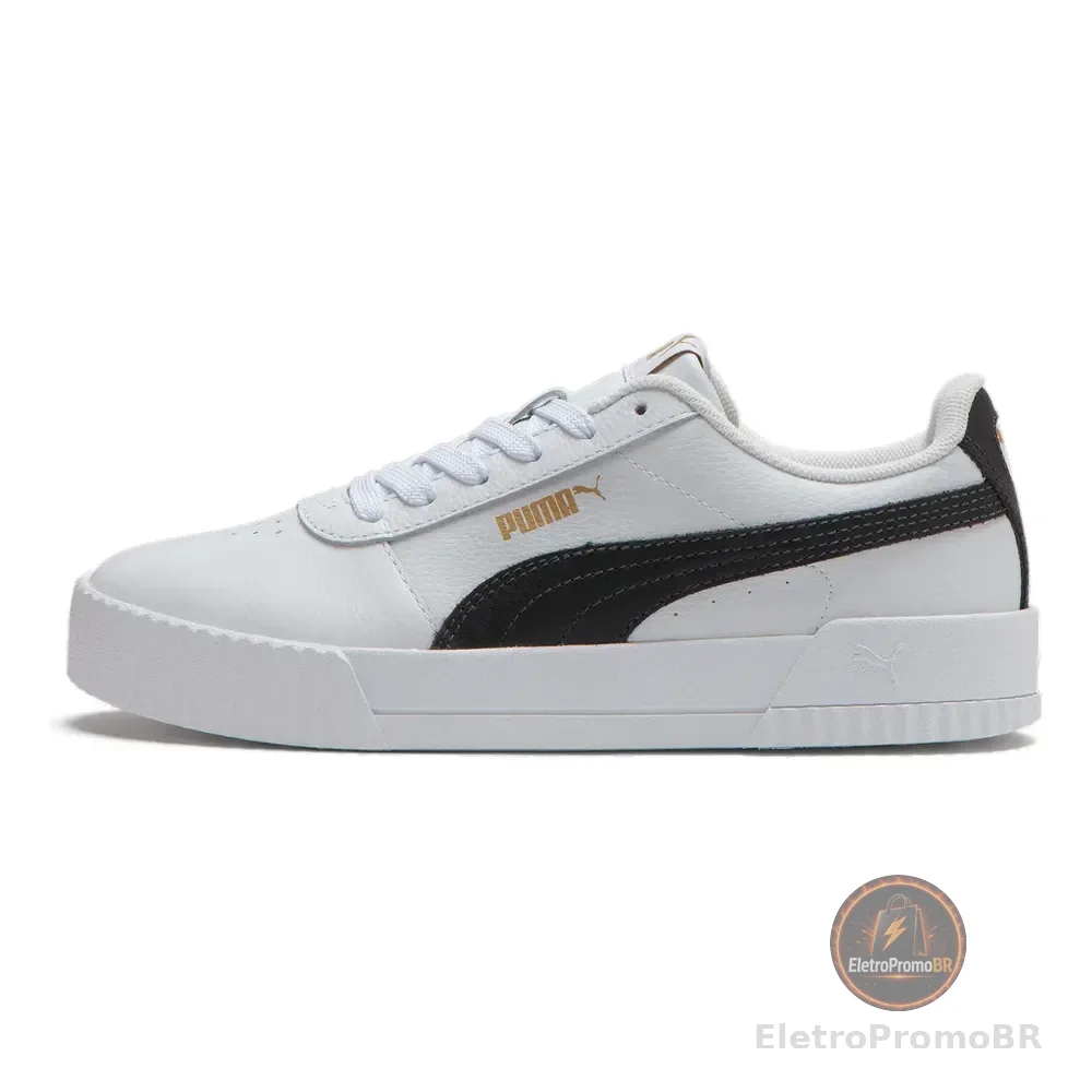 Tênis Carina Feminino Puma Branco E Preto 38 Br