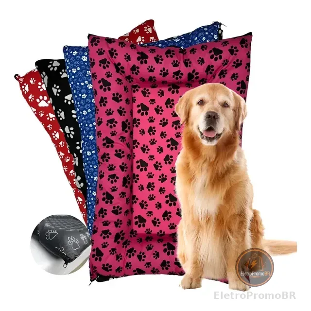 Colchonete Para Cachorro Gato Caminha Pet 90x63 Cm Tam Gg