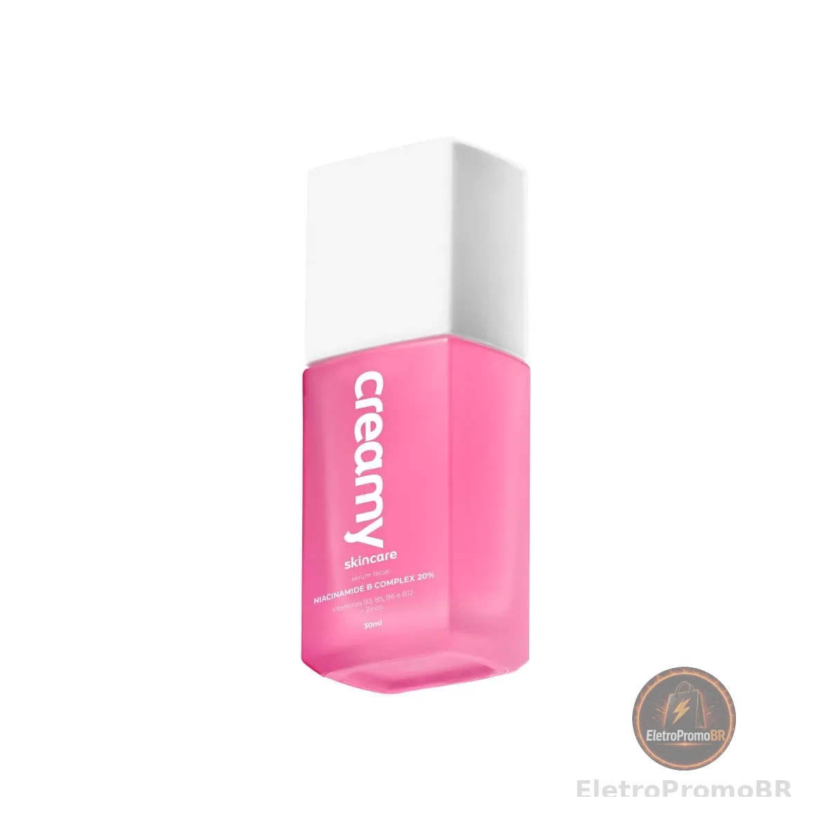 Creamy Skincare Niacinamide B Complex 20% 30ml | Uniformiza a Textura e o Tom da Pele, Clareia Manchas, Vitaminas B3, B12, B5, B6, E e Zinco | Todos os Tipos de Pele