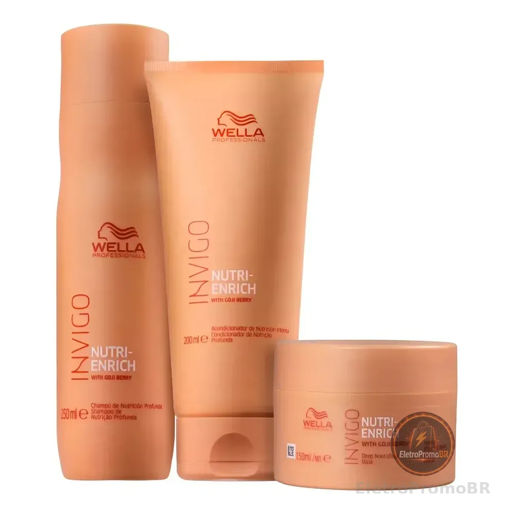 Wella Kit Nutri Enrich (shampoo + Cond + Mascara)