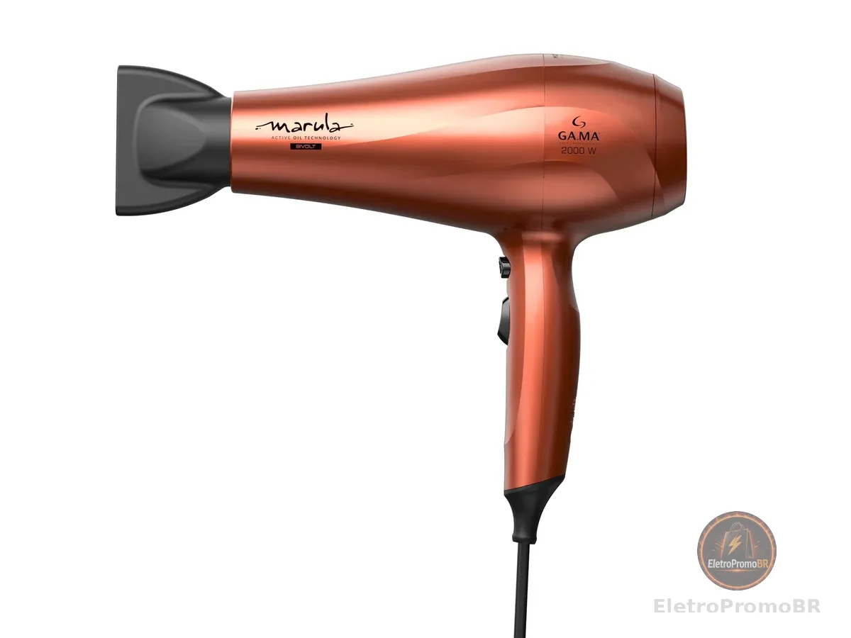GA.MA ITALY Secador de Cabelo Marula Ceramic Ion 2000W Bivolt