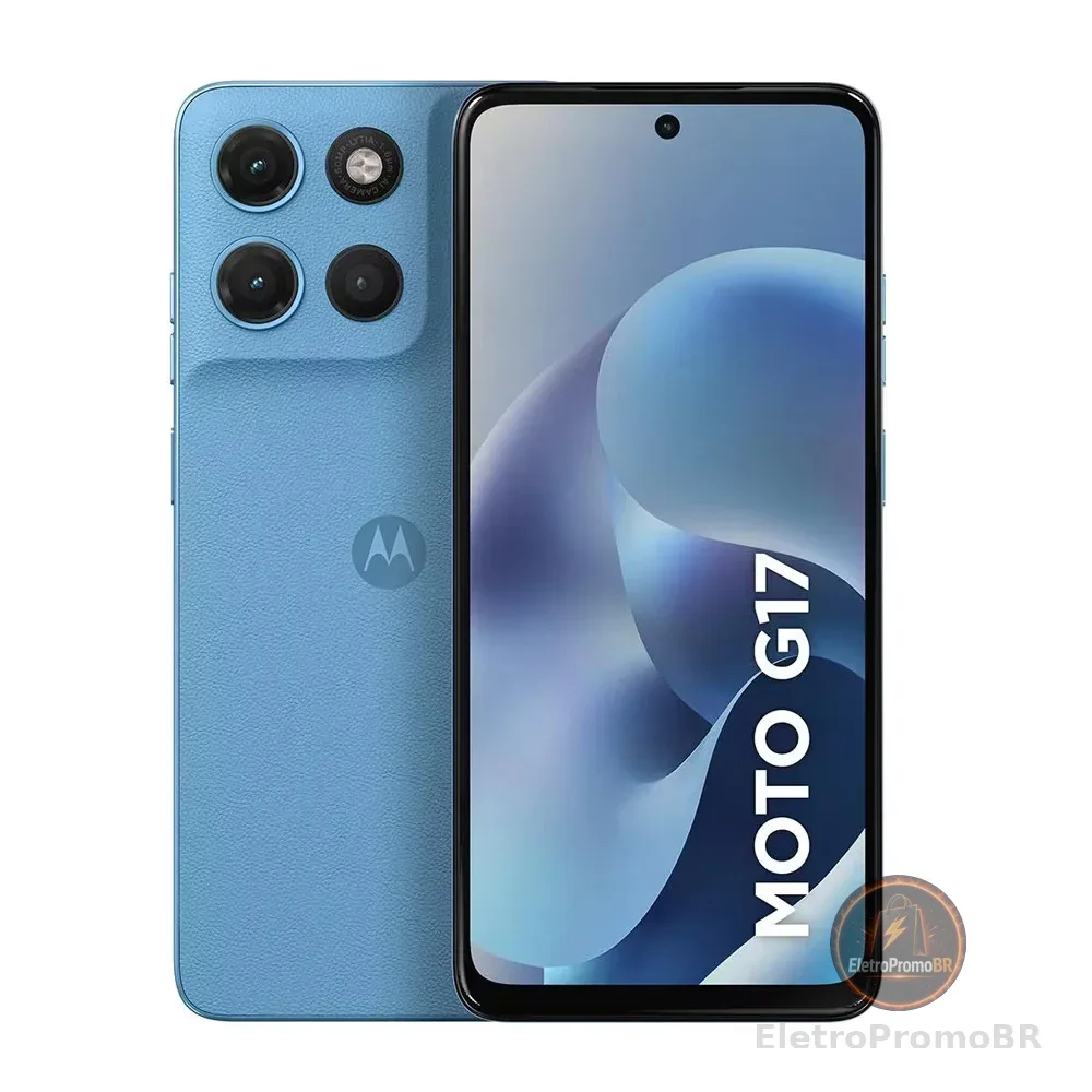 Smartphone G17 Tela 6,7 Polegadas 256GB 4G Câmera 50MP Motorola
