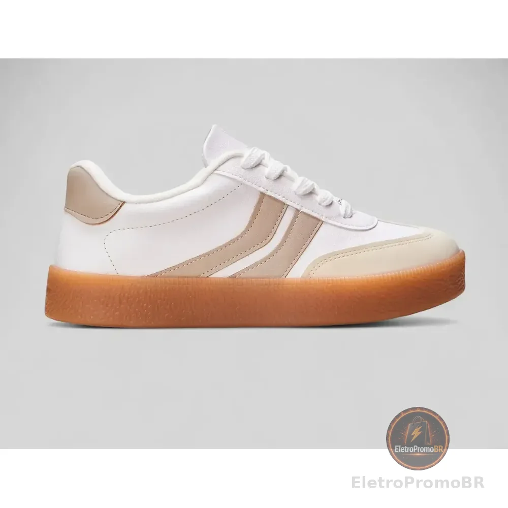 Tenis Vizzano Napa Floather Branco Liso 37 Br