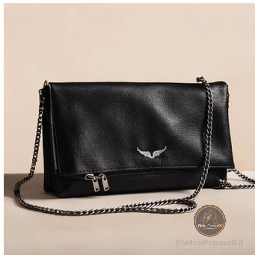 Bolsa Zadig Pequena Elegante TikTok Viral Com Duas Correntes Compacta Luxo Feminina