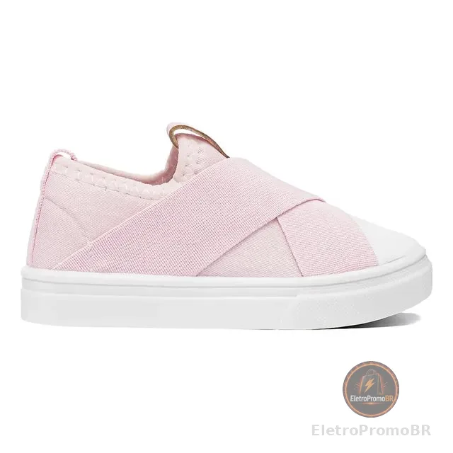 Tenis Infantil Casual Slip On Funfy 220a Menina