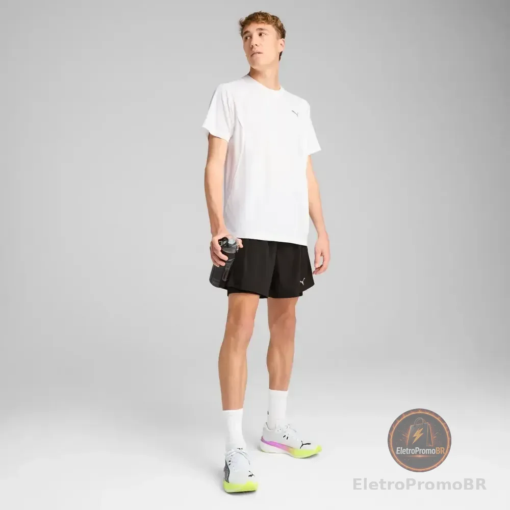 M Run Velocity Tee (poly) Branco N/a G Lisa