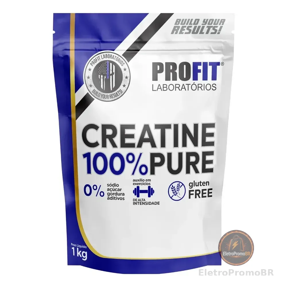 Suplemento En Pó Profit Laboratórios Creatina Pura Creatina De Creatine Power X 1kg