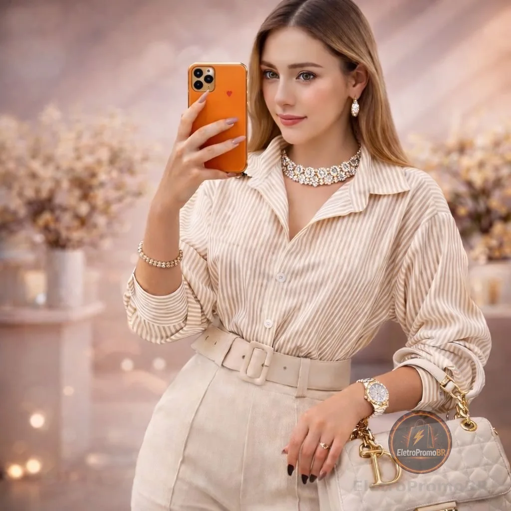 Camisa Listrada Manga Longa Conforto e Estilo Em Um Só Look