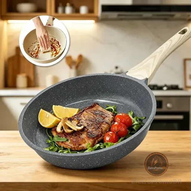Frigideira Antiaderente 20cm Cerâmica Multi Indução E Gás