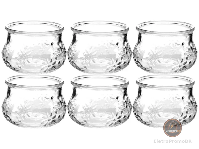 Conjunto de Tigelas de Vidro 6 peças Nadir Nature