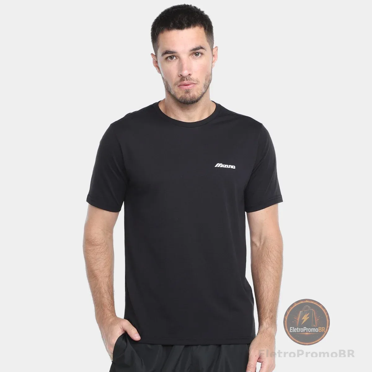 Camiseta Mizuno Basic Logo Masculina