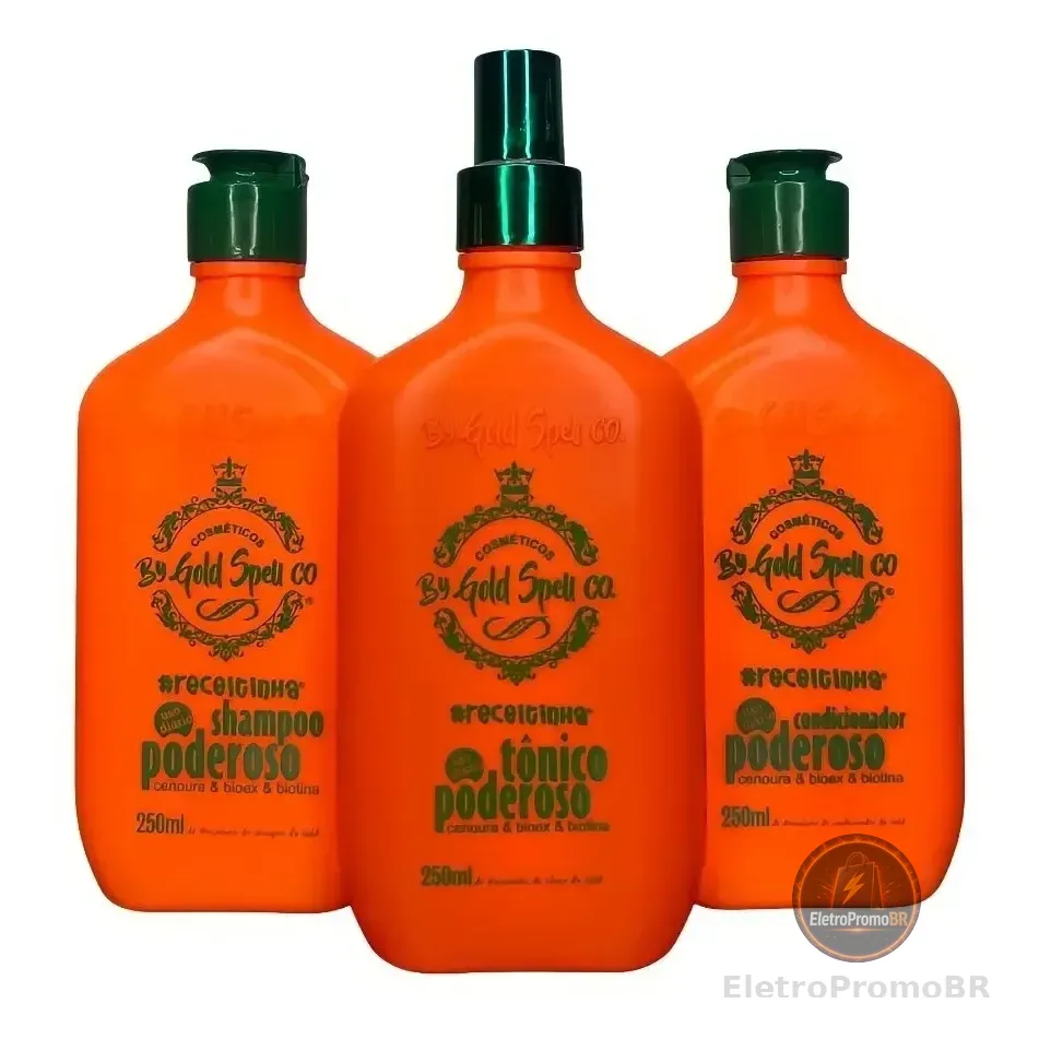 Promoção Combo Poderoso (shampoo+cond+tônico) Combo Oficial