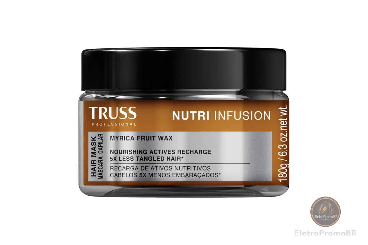 Truss Máscara Capilar Nutri Infusion | Hidratação e Nutrição Profunda | 180g