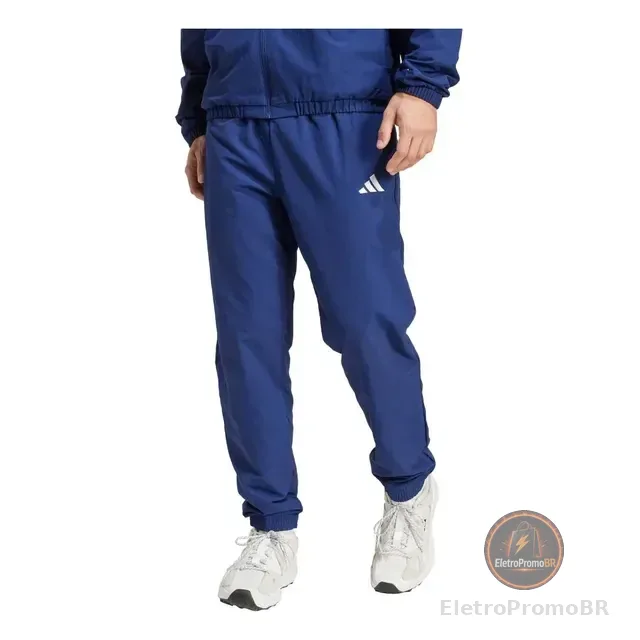 Calça De Tecido Itens Essenciais Com Logotipo Pequeno adidas