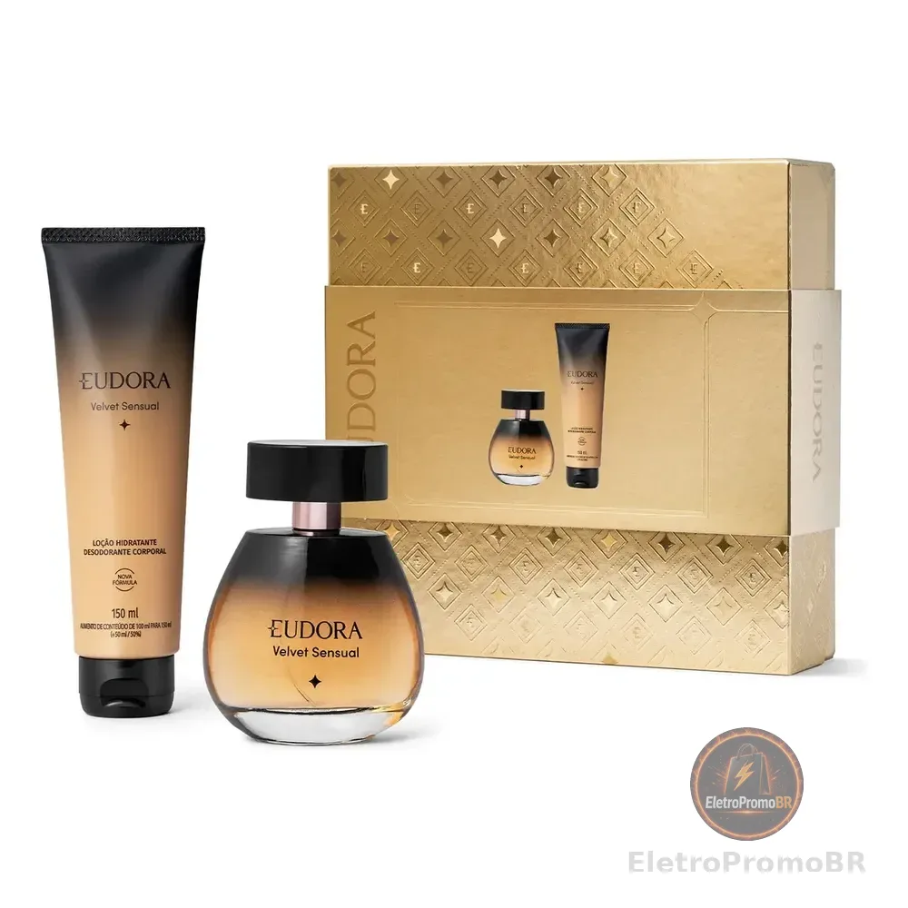 Eudora Velvet Sensual Colônia 100ml + Loção Corporal 150ml