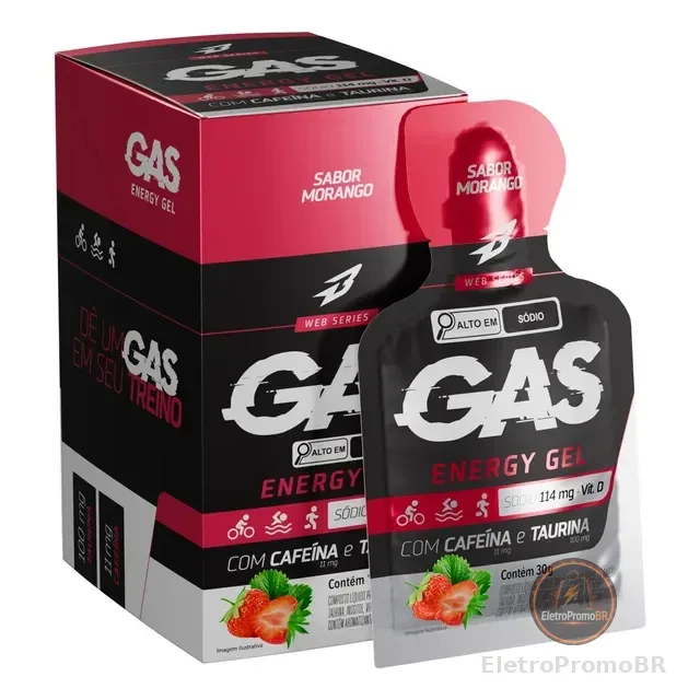 Gas Energy Gel Repositor Energético 10 Sachês Bodyaction