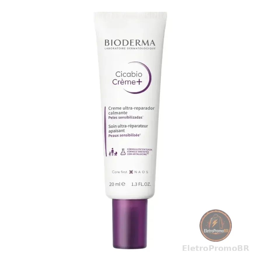 Creme Ultra-reparador Calmante Bioderma Cicabio Creme+ 20ml Todo Tipo De Pele Dia/noite