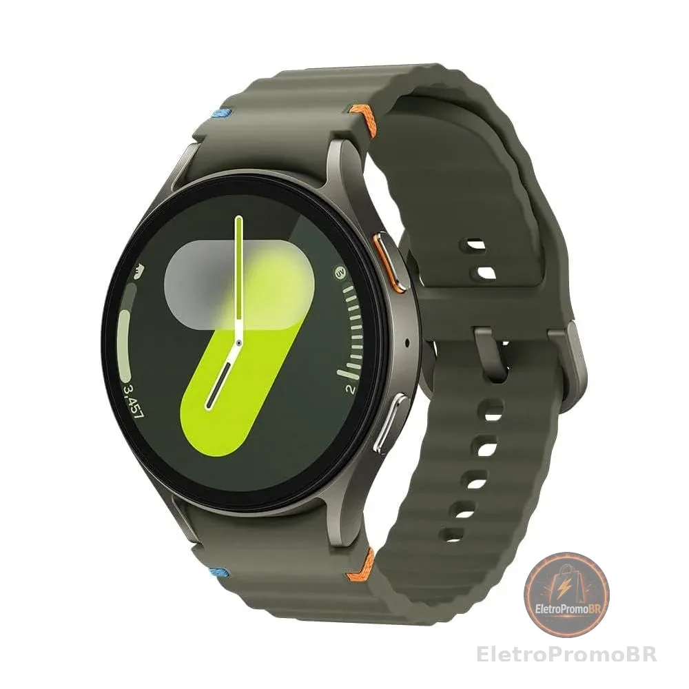 Samsung Galaxy Watch7 Smartwatch 44mm Bluetooth, Galaxy AI, Tela em Cristal de Safira, GPS de Dupla Frequência, Monitoramento avançado de saúde, sono e de coração, Processador de 3nm - Verde