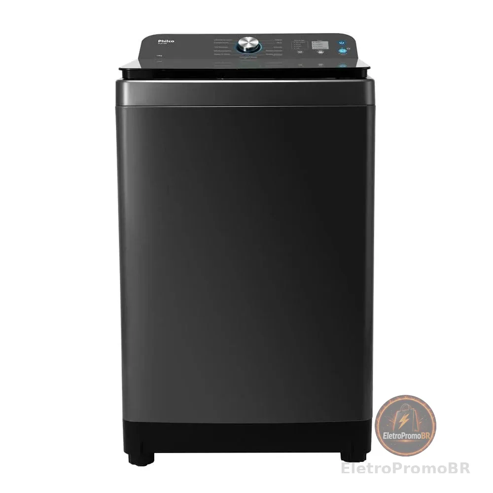 Máquina de Lavar 14 Kg Philco PLR14B 12 Programas de Lavagem 220V