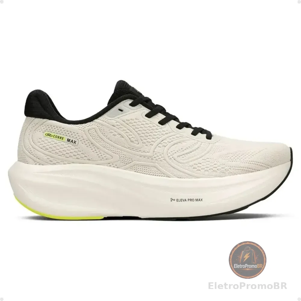 Tênis Olympikus Corre Max Corrida Amortecimento Original Arenito/preto Lisa 37 Br