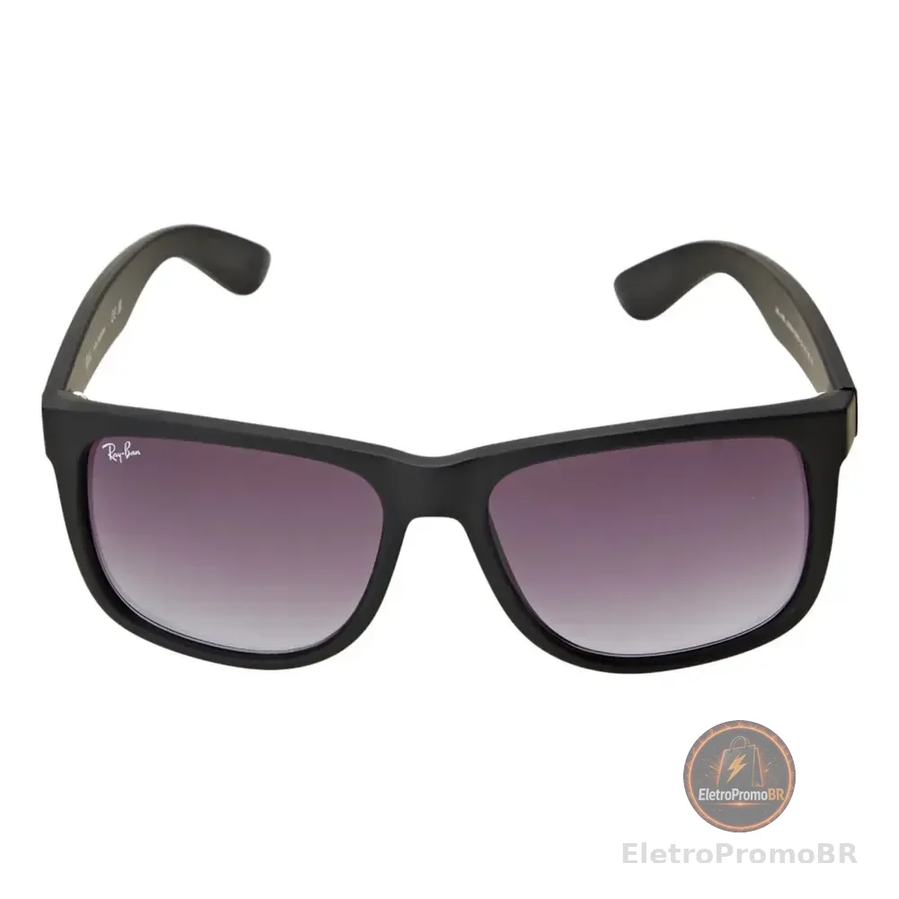 Ray-ban Justin Classic Quadrado Preto Grey Matte Black