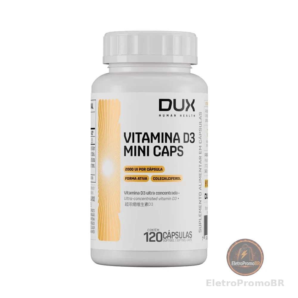 Dux - Vitamina D3-2000UI - 50mcg - 120 cáps