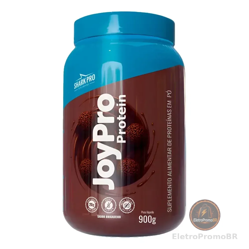 Whey Protein Joypro Pote 900g Sabor Brigadeiro Shark Pro