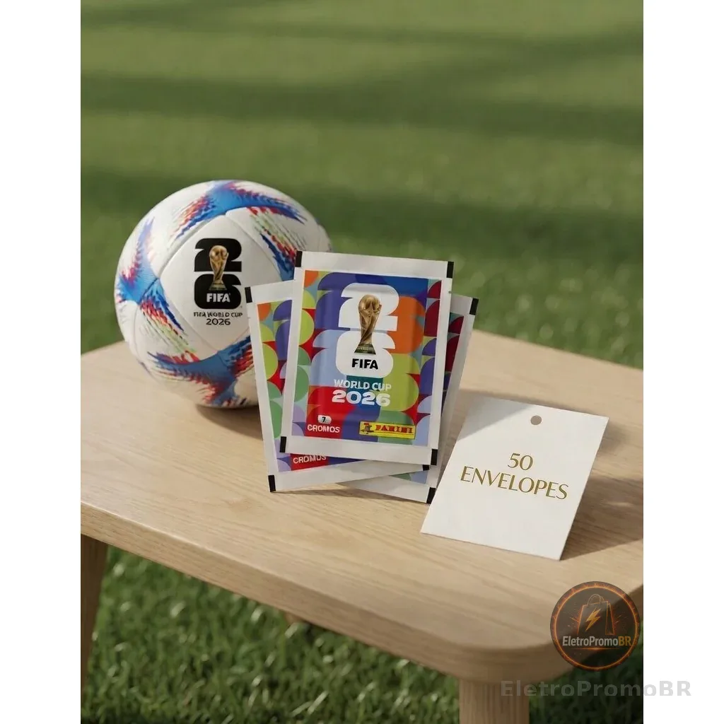 50 Envelopes de Figurinha da  Copa do Mundo 2026