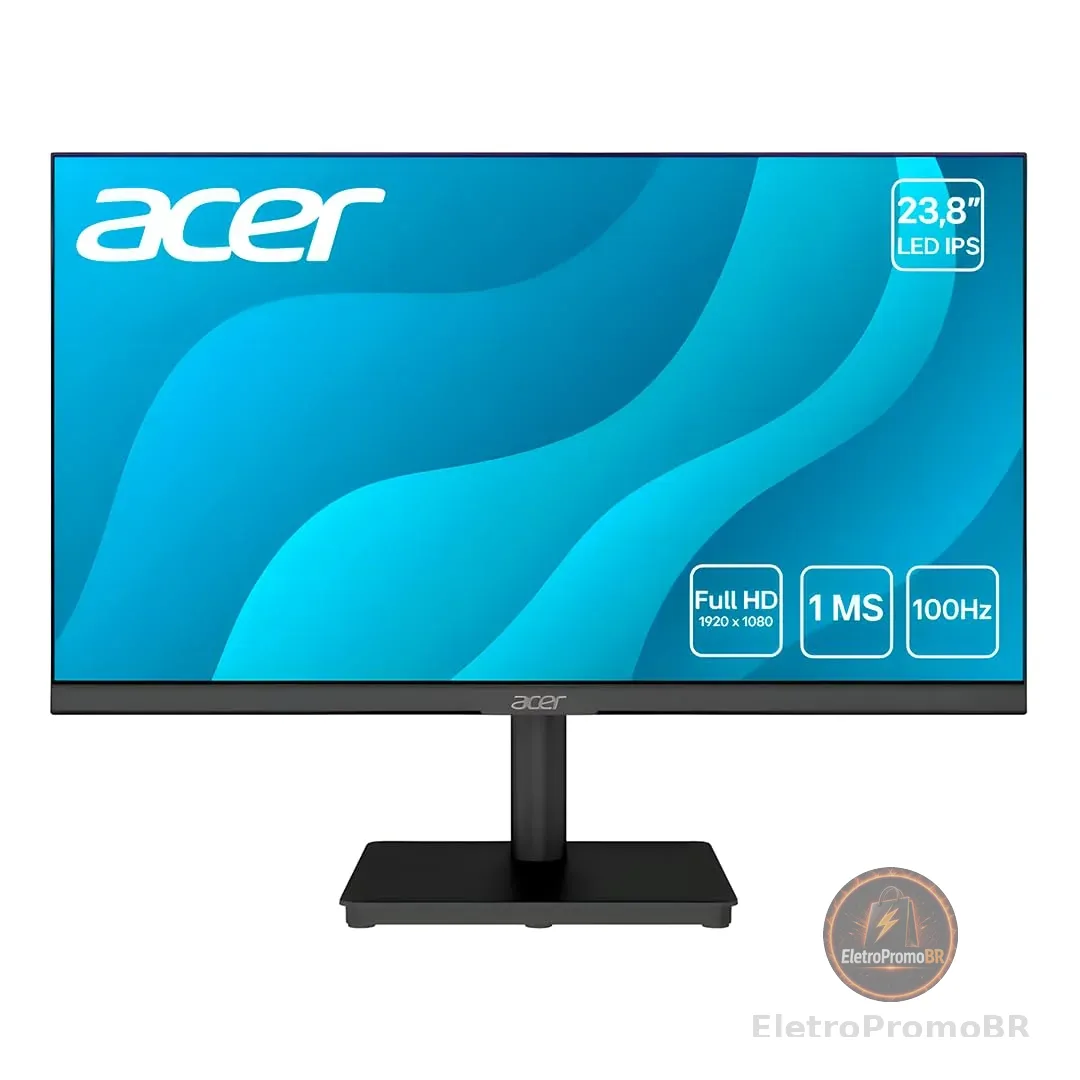 Monitor Acer mk241y 23.8" IPS Full HD 100hz 1ms HDMI/VGA Design Zero Frame