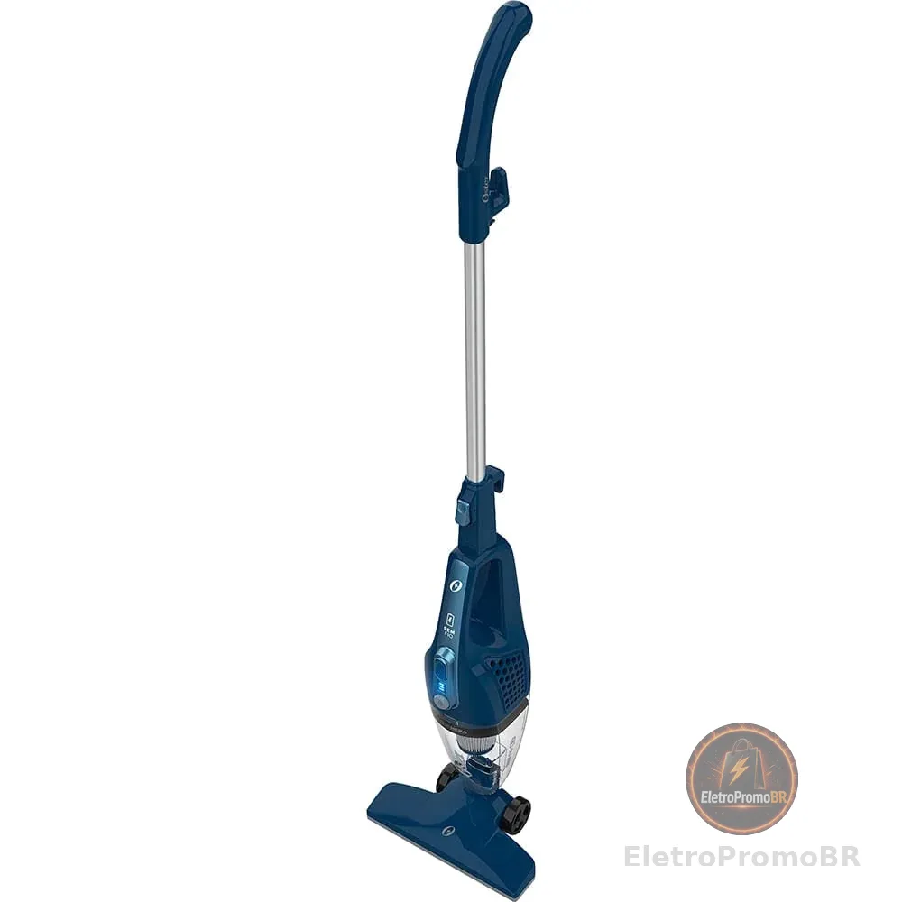 Aspirador de Pó Vertical Oster Sem Fio 3 em 1, Bateria, Azul, 90W, OASP630