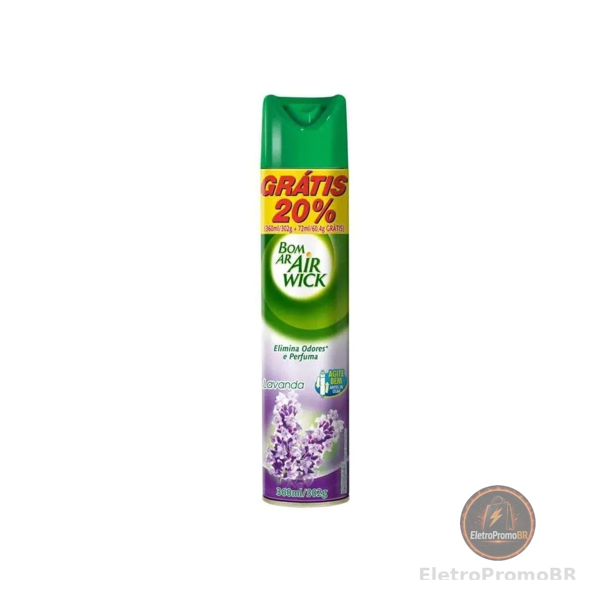 Bom Ar Aromatizador Aerossol Lavanda 432ml Oferta