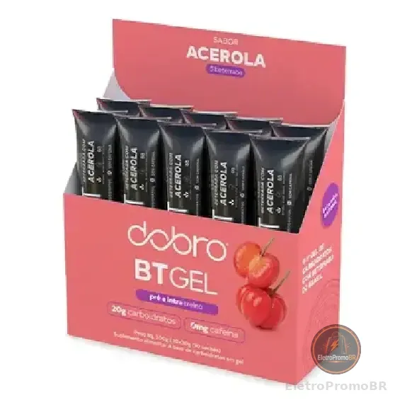 Bt Gel Sem Cafeína Sabor Acerola 10un De 30g Cada - Dobro