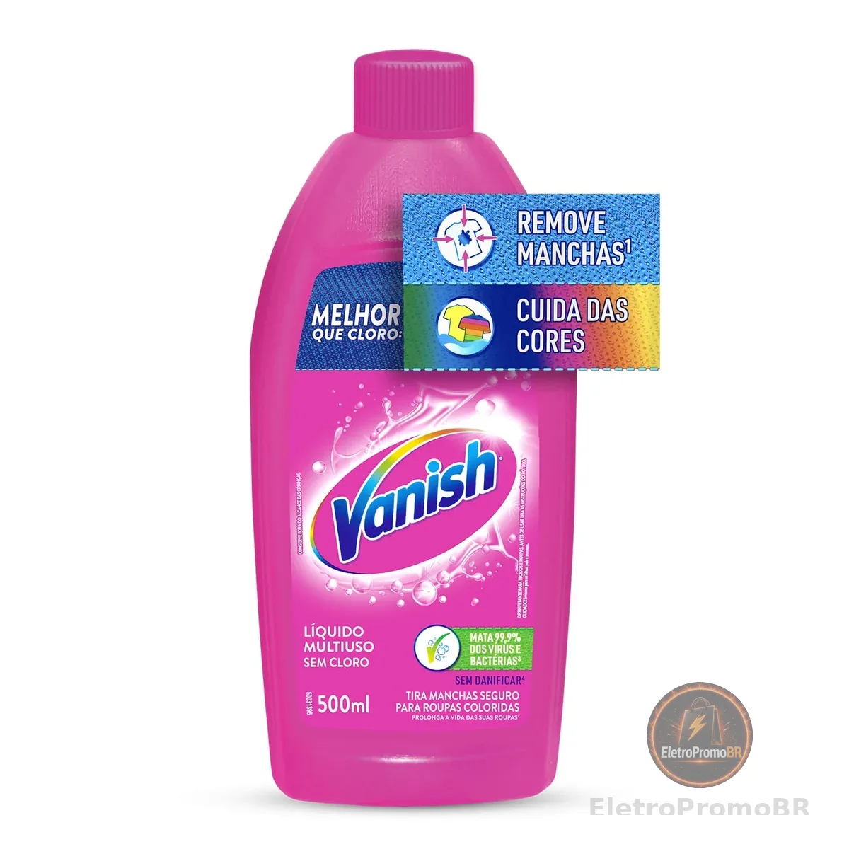 Tira Manchas Vanish Líquido Multiuso para roupas coloridas 500ml