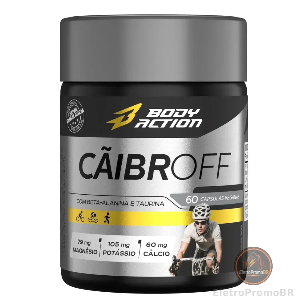 Cãibroff Anti Cãimbras 30 Dias Bodyaction Sabor Sem Sabor