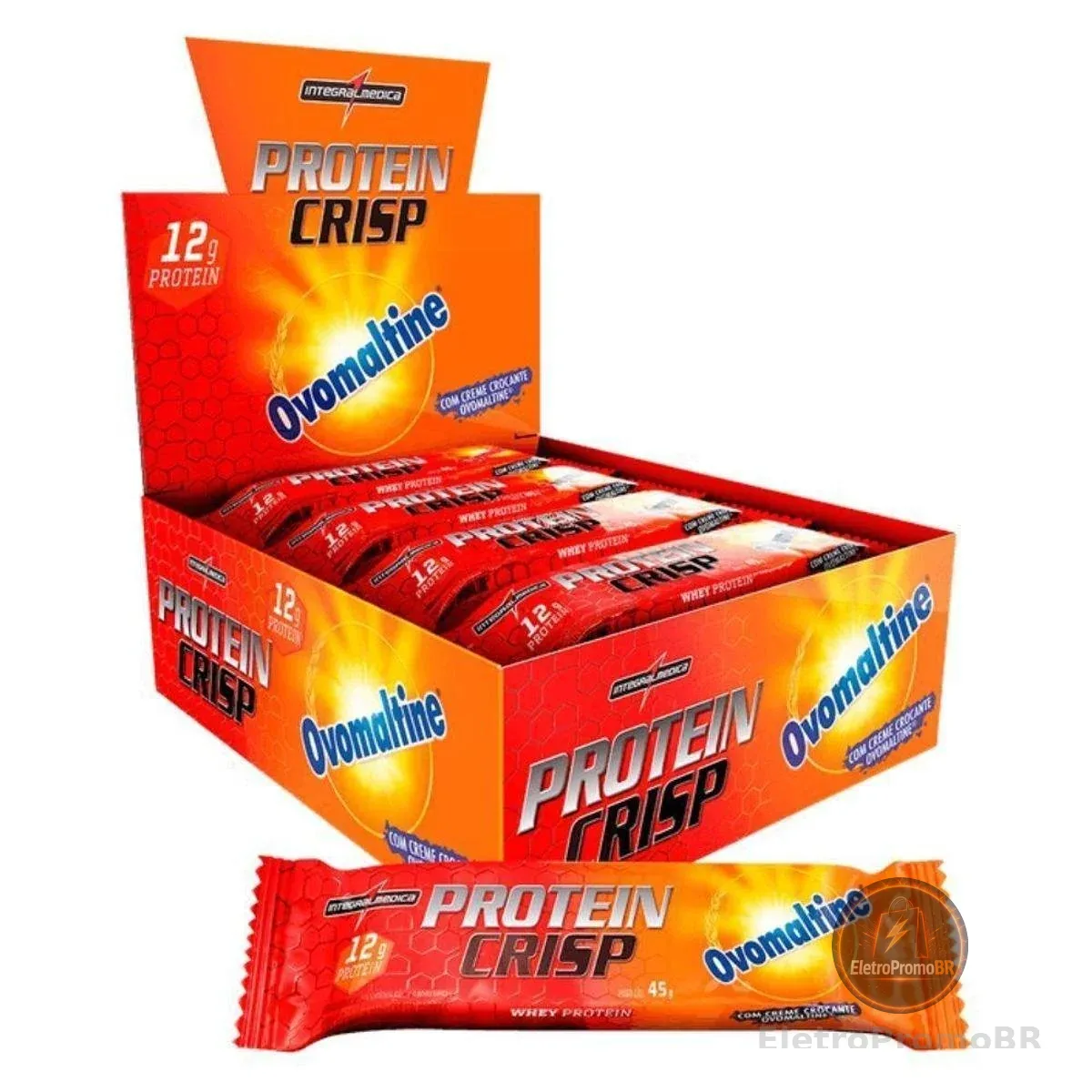 Barra Proteina Crisp Bar Ovomaltine 12Un - Integral Medica