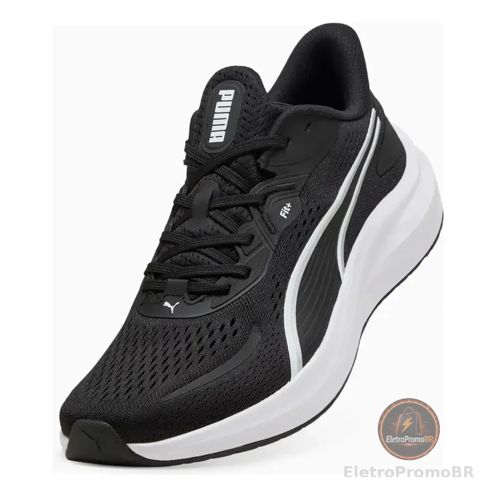Tenis Puma Skyrocket Lite 2 Esportivo Academia Confortável Preto/branco Liso 40