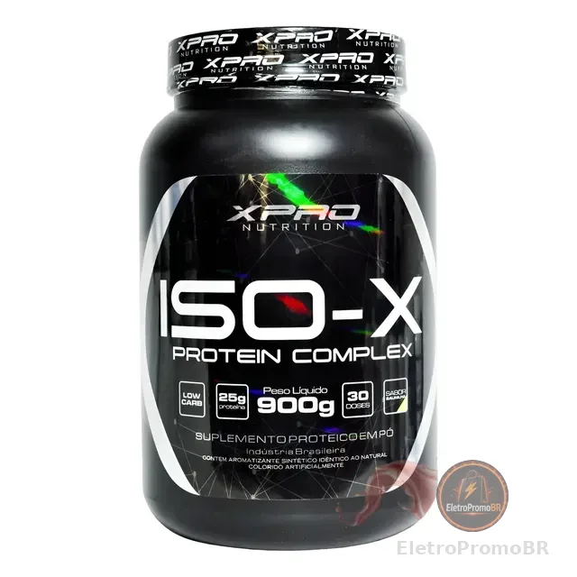 Whey Protein Baixo Carbo Whey Isolado 900g Iso-x Original