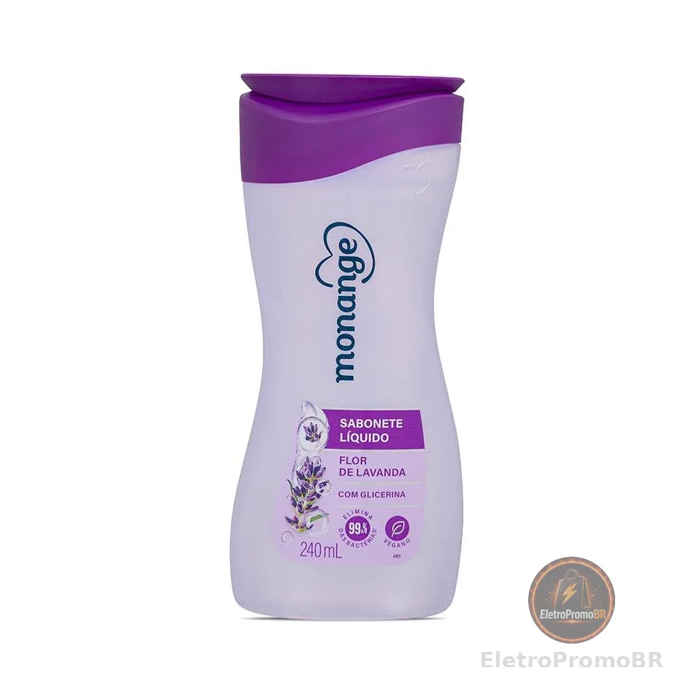 Monange Sabonete Líquido Flor De Lavanda 240Ml