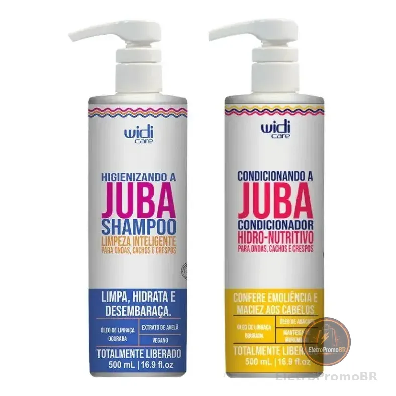 Kit Widi Care Juba Condicionador 500ml + Shampoo 500ml