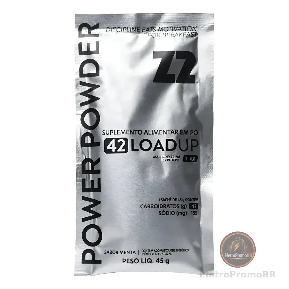 Suplemento Nutricional Z2 Power Powder 42g Carboidratos 10 Saches - Sabor Menta