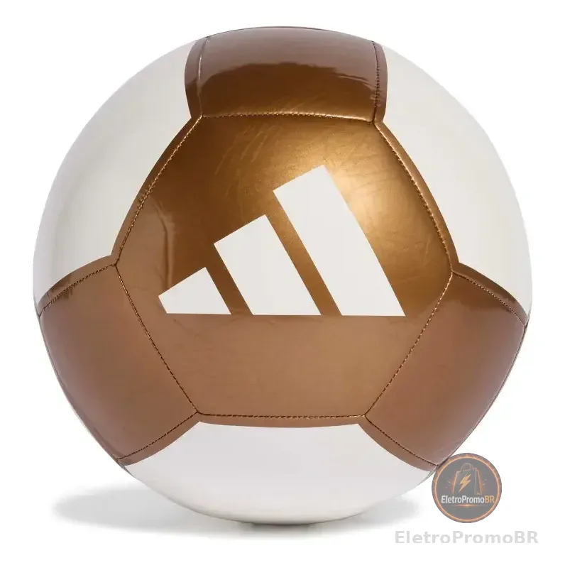 Bola De Futebol Epp Club adidas Tátil Dourado Metálico / Branco
